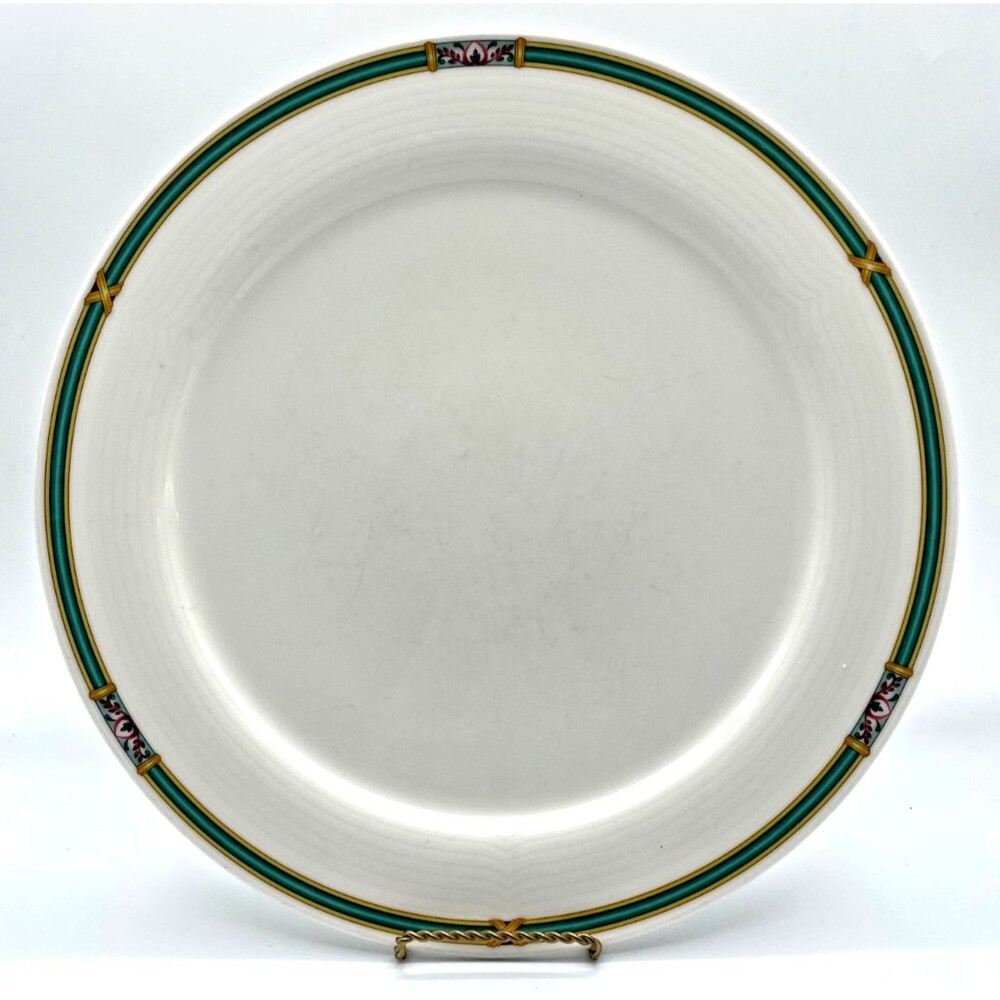 Villeroy & Boch Hotel Orofino Adriana Chop Plate 12.5" Green Yellow Luxembourg